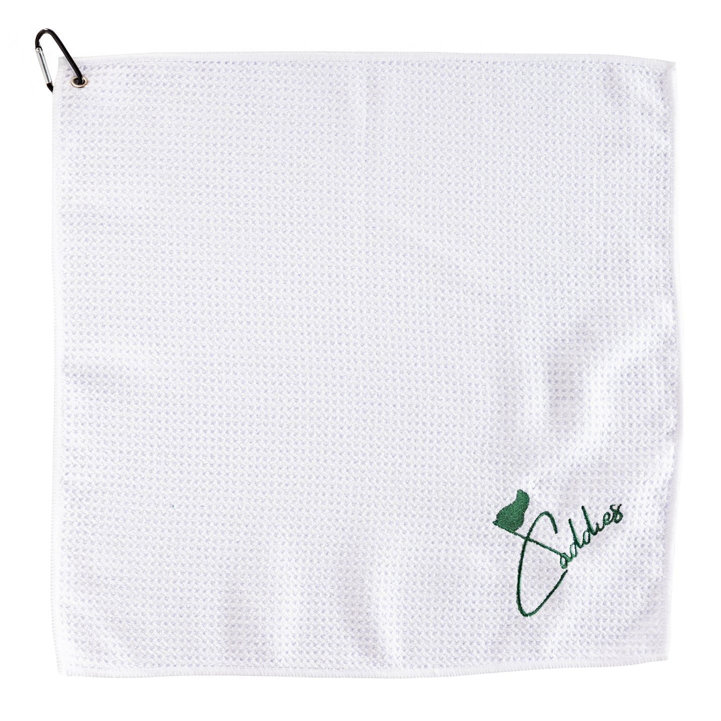 White Microfiber Golf Towel
